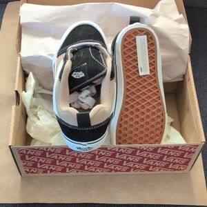 Vans Kids Black and White Sneakers